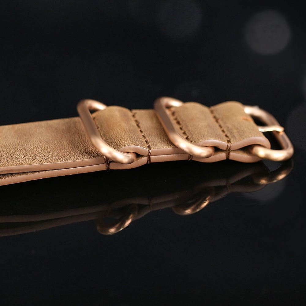 BODERRY - VOYAGER - Bronze Automatic Field Watch | Sandstone Green