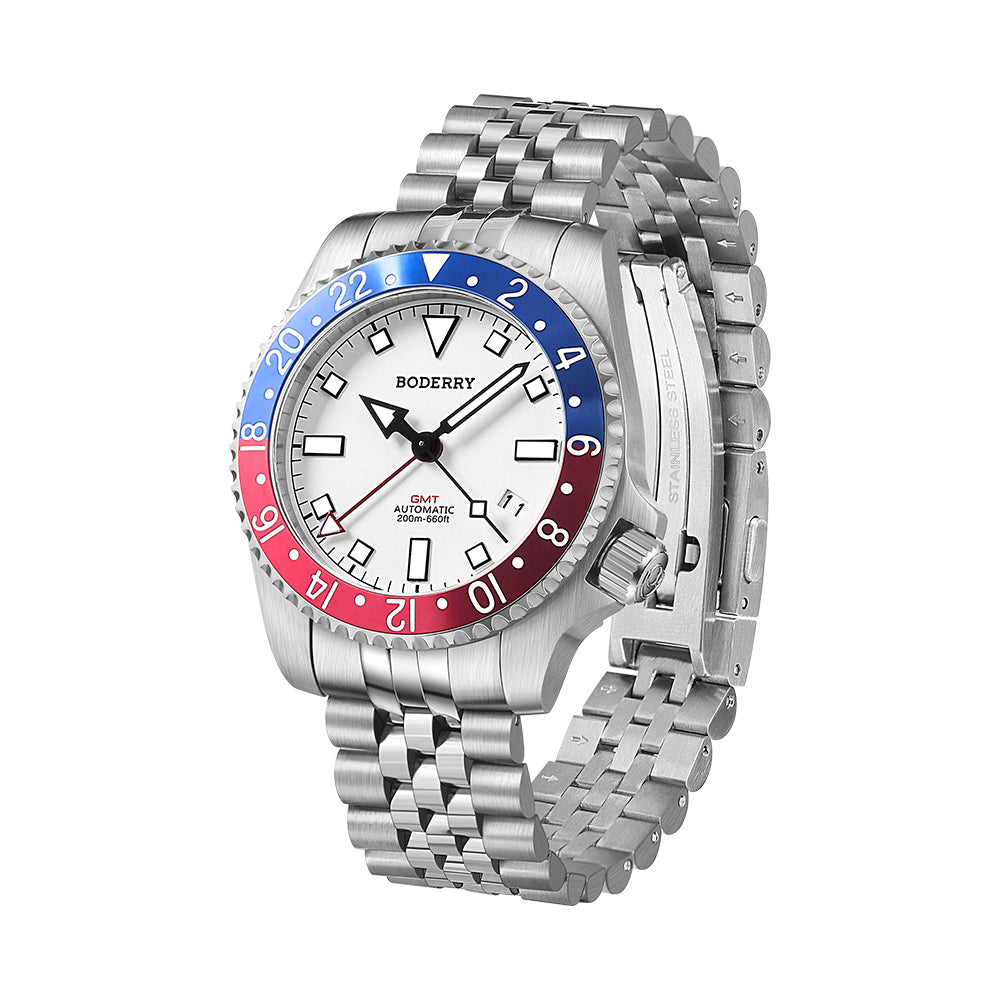 5-link Titanium Bracelet | 20mm lug width - BODERRY