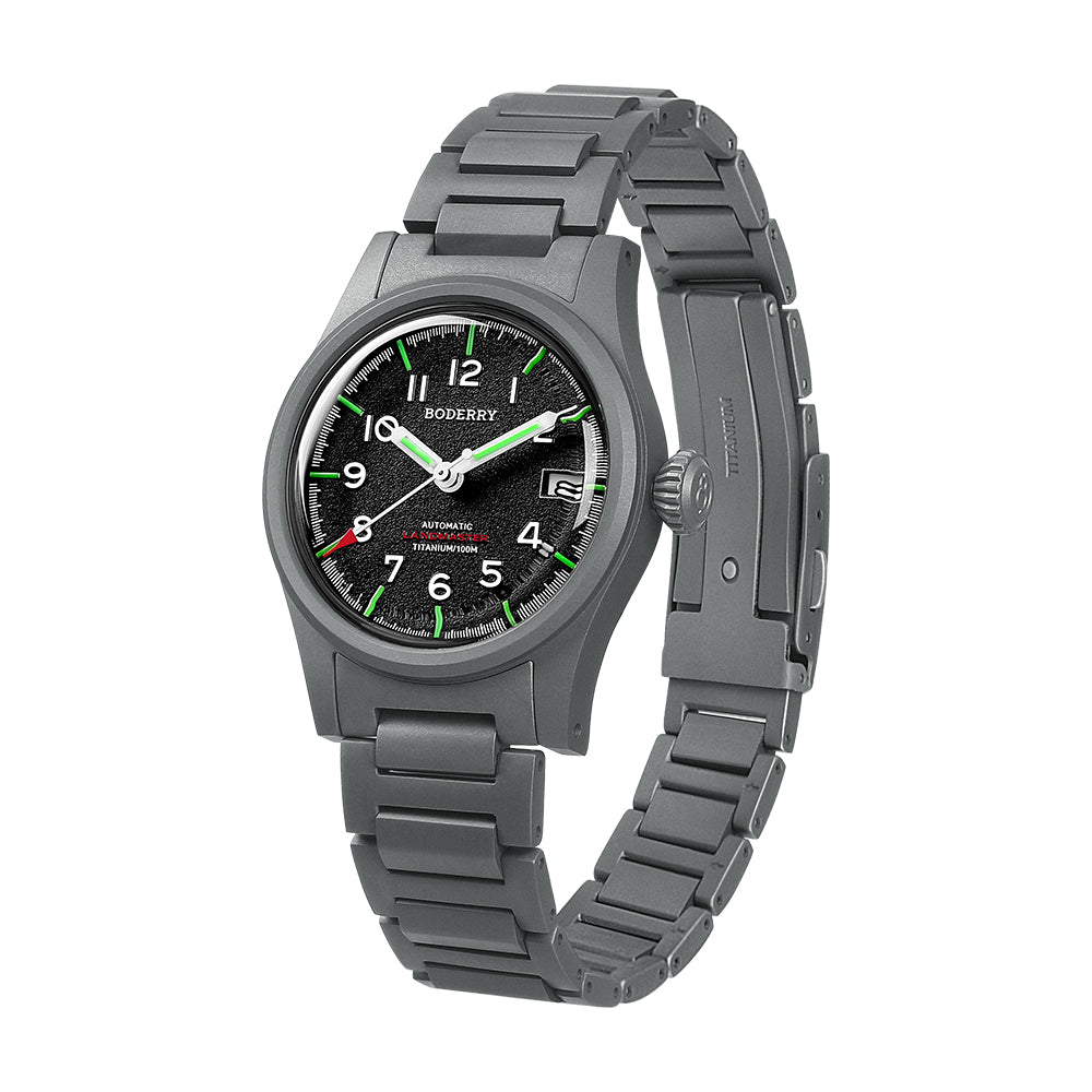 3-link Titanium Bracelet | 20mm lug width - BODERRY