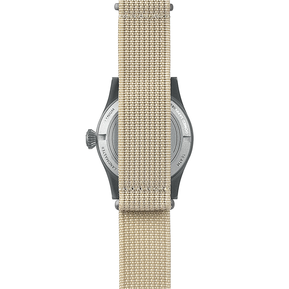 BODERRY - LANDMASTER - Titanium Automatic Field Watch | White