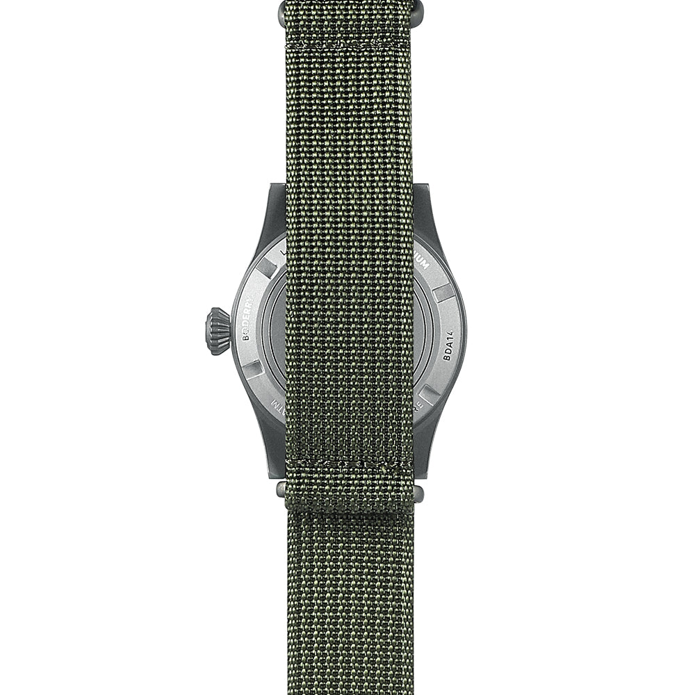 BODERRY - LANDMASTER - Titanium Automatic Field Watch | Green