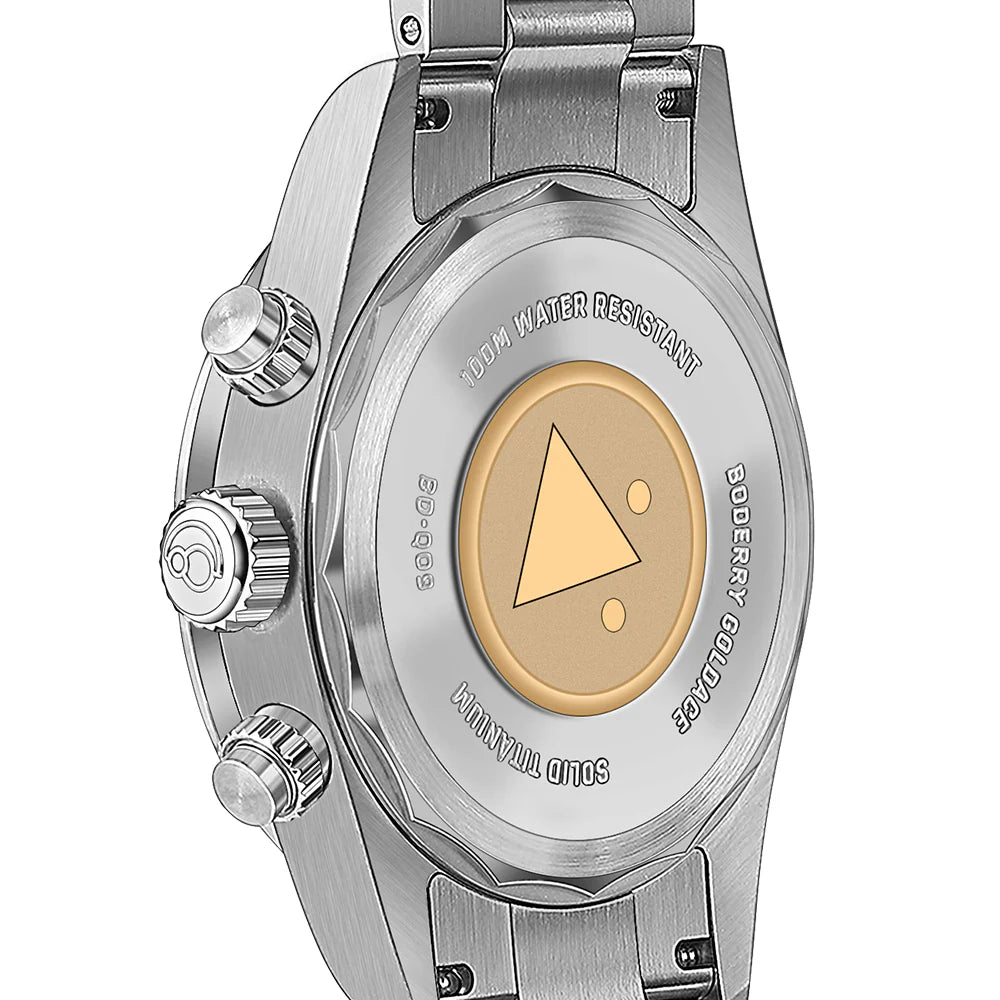 BODERRY - GOLDACE - Titanium Chronograph Watch | Panda