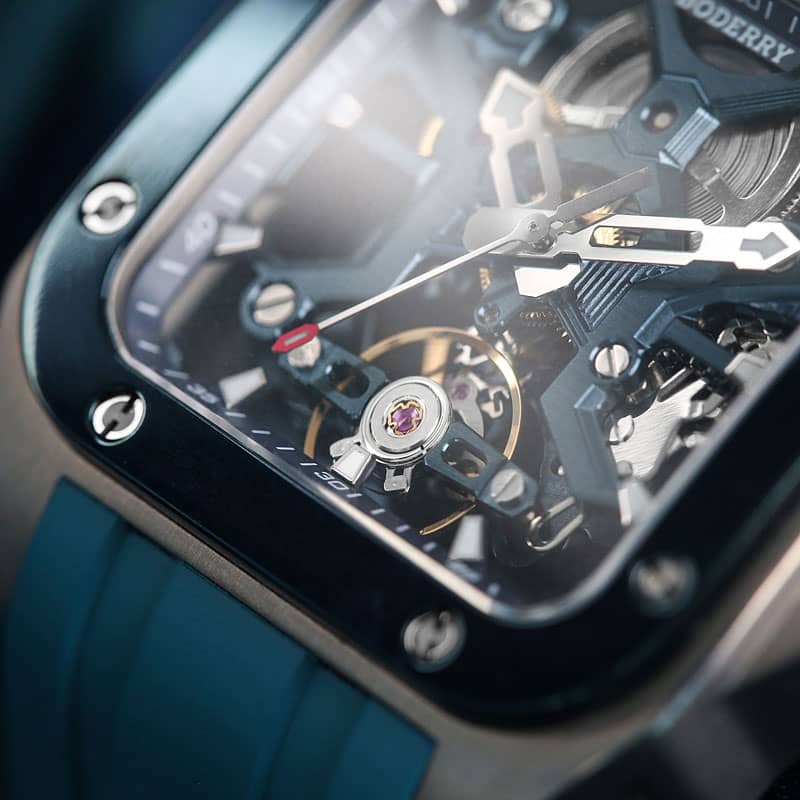 BODERRY - STORM - Square Automatic Skeleton Watch | A10T-03