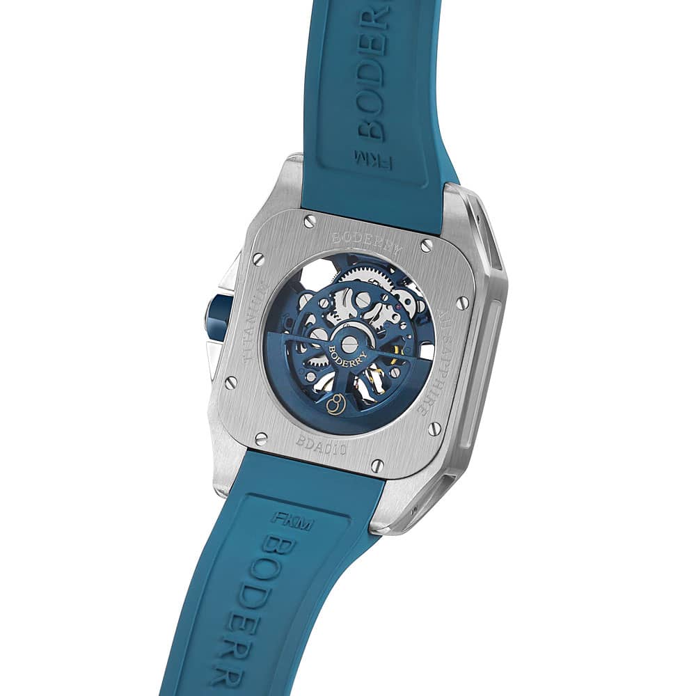 BODERRY - STORM - Square Automatic Skeleton Watch | A10T-03