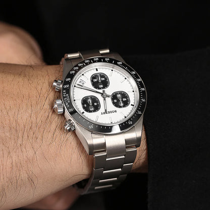 BODERRY - GOLDACE - Titanium Chronograph Watch | Panda