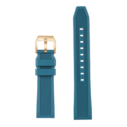SeaBlue FKM Rubber Strap | 20mm lug width - BODERRY