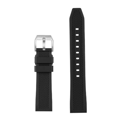Black FKM Rubber Strap | 20mm lug width - BODERRY