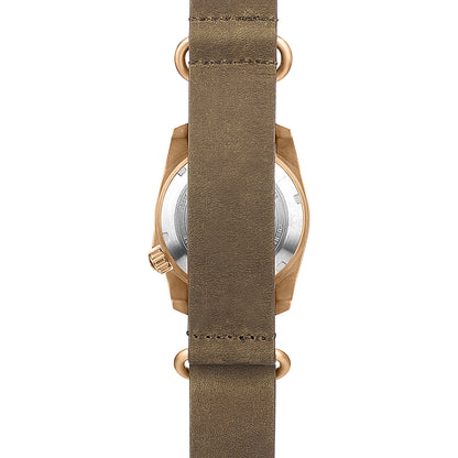 BODERRY - VOYAGER - Bronze Automatic Field Watch | Black