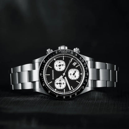 BODERRY - GOLDACE - Titanium Chronograph Watch | Black
