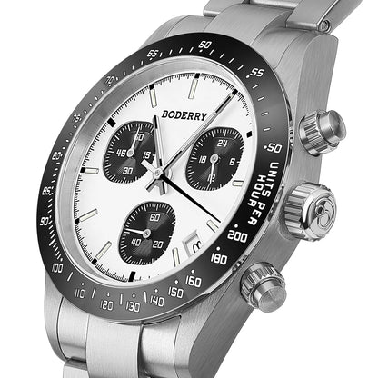 BODERRY - GOLDACE - Titanium Chronograph Watch | Panda