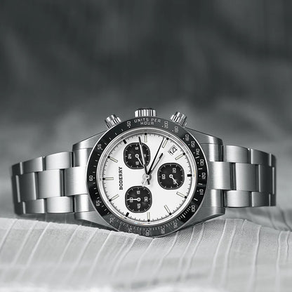 BODERRY - GOLDACE - Titanium Chronograph Watch | Panda