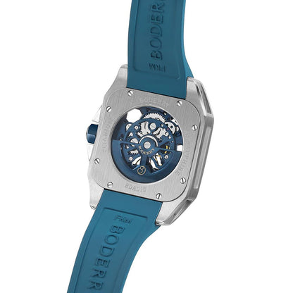 BODERRY - STORM - Square Automatic Skeleton Watch | A10T-03
