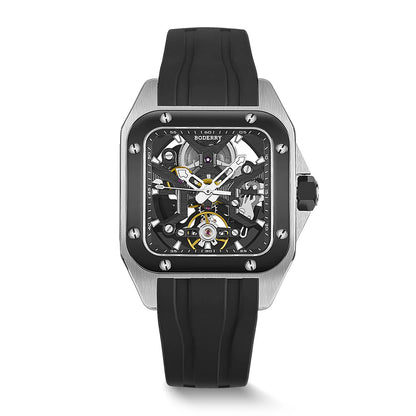 BODERRY - STORM - Square Automatic Skeleton Watch | A10T-01