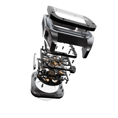 BODERRY - STORM - Square Automatic Skeleton Watch | A10T-04