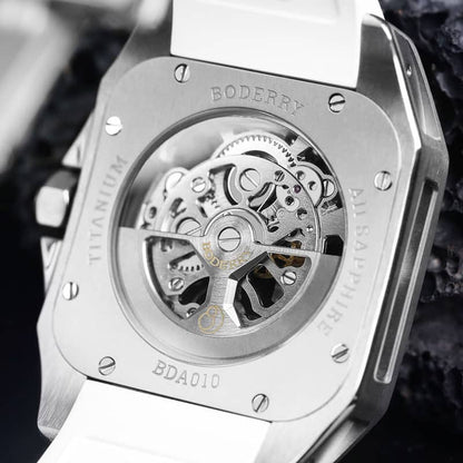 BODERRY - STORM - Square Automatic Skeleton Watch | A10T-02